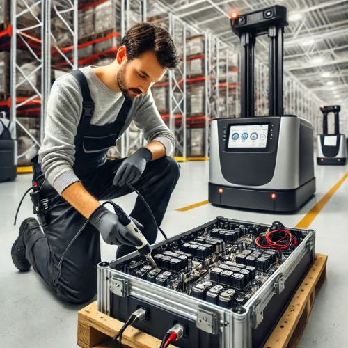 Kiểm tra hoạt động PIN AGV